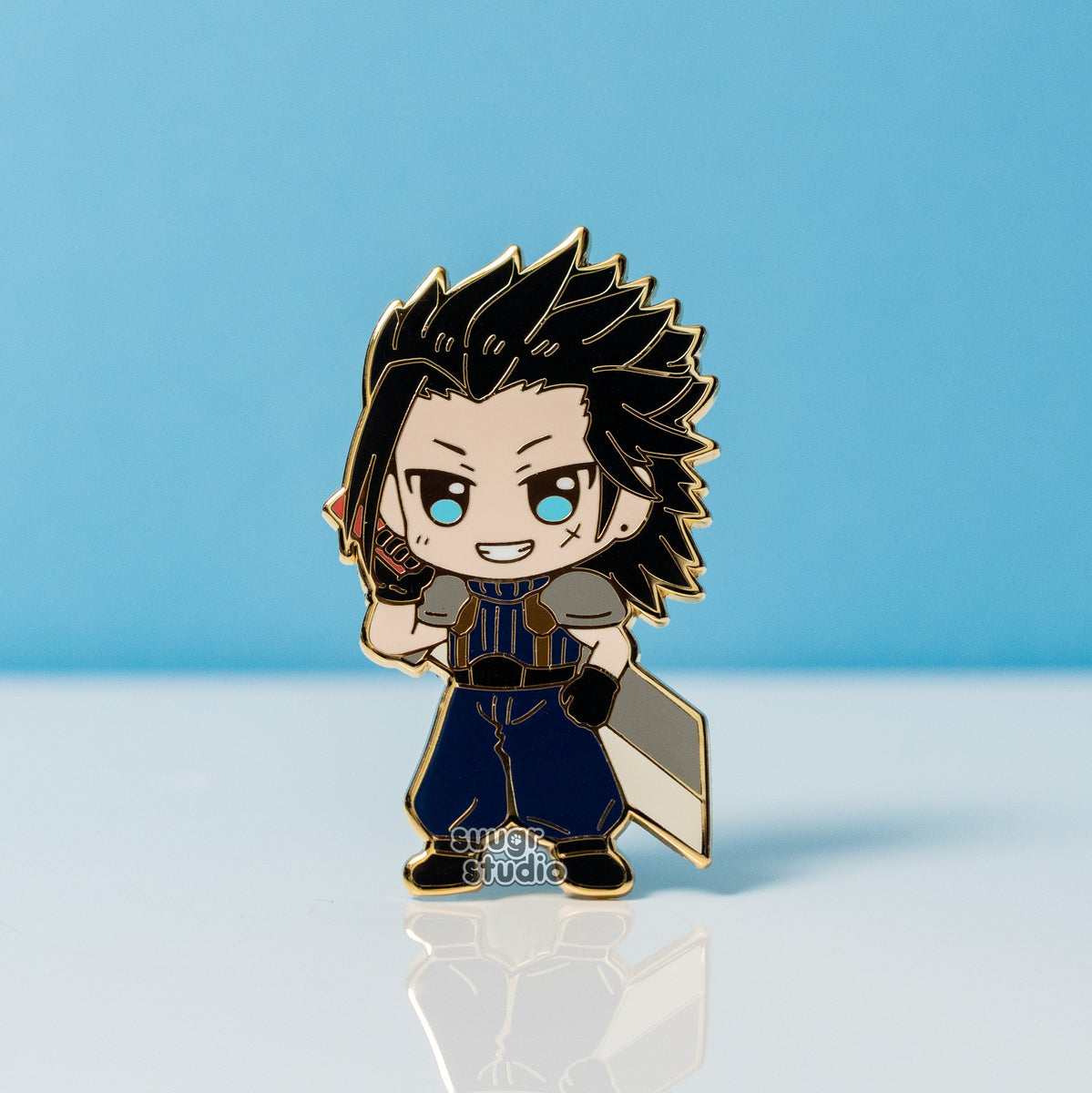 Suugr Studio Final Fantasy 7 Zack Fair Hard Enamel Pin