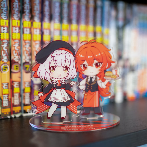Genshin Impact Diluc & Noelle Outland Gastronomy 2-Side Acrylic Standee Set