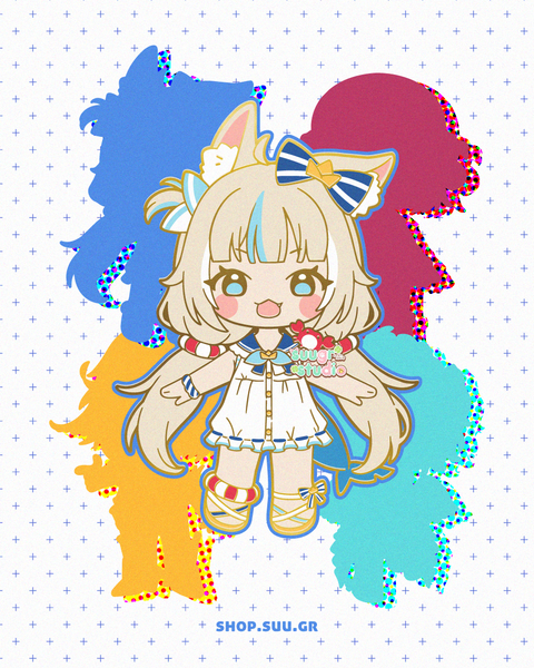 Vtuber Saba Sameko Enamel Pin