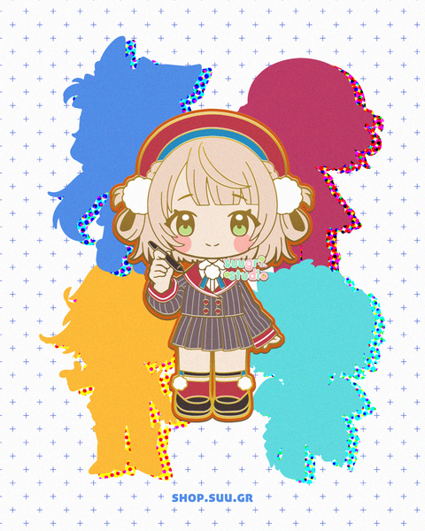 PREORDER - Vtuber Shigure Ui Enamel Pin