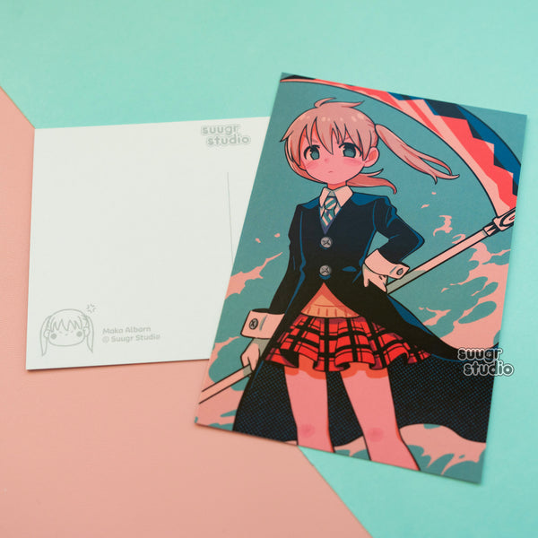 Two-Star Meister Maka Postcard/Mini Print