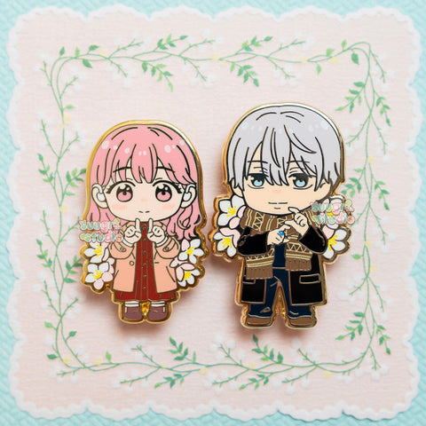 Yuki and Itsuomi Hard Enamel Pin