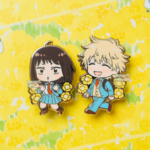 Mitsumi and Shima Hard Enamel Pin