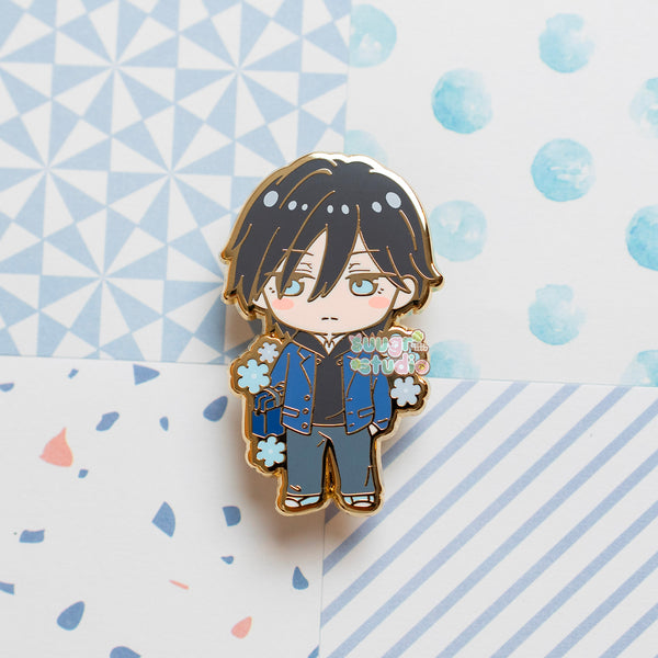 Akane and Yamada Hard Enamel Pin