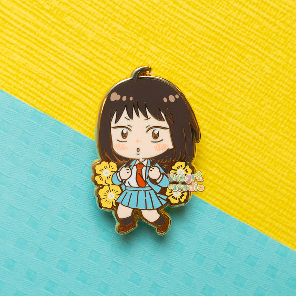 Mitsumi and Shima Hard Enamel Pin