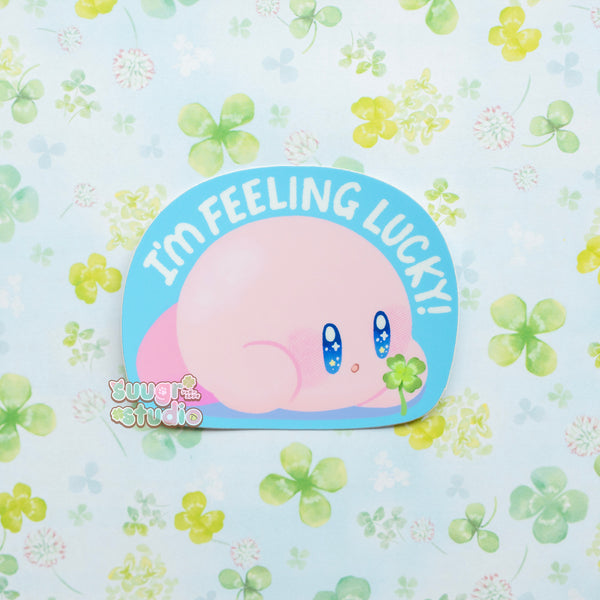 I'm Feeling Lucky! Poyo Vinyl Sticker