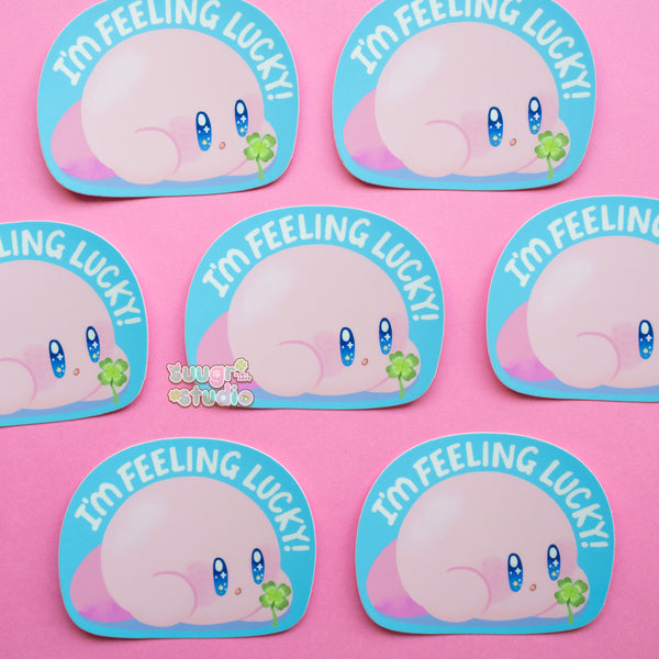 I'm Feeling Lucky! Poyo Vinyl Sticker