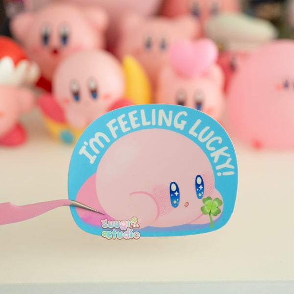 I'm Feeling Lucky! Poyo Vinyl Sticker