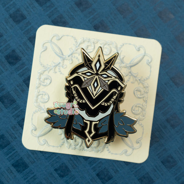 Genshin Impact Natlan Il Capitano and Mavuika Hard Enamel Pin