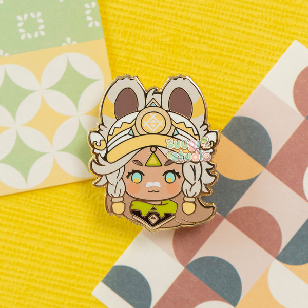 Genshin Impact Natlan Xilonen and Kachina Hard Enamel Pin