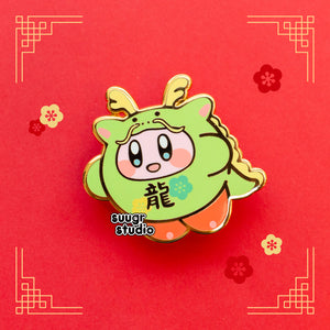 Chinese Zodiac Poyo Enamel Pin - Dragon