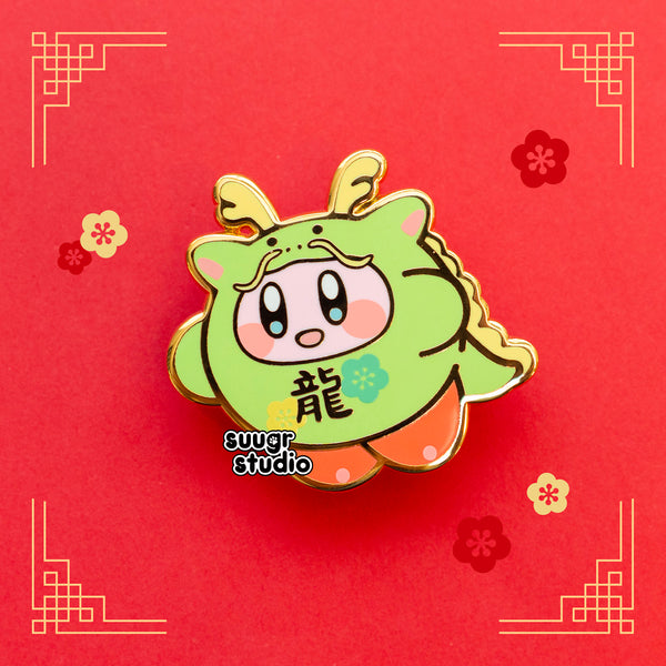 Chinese Zodiac Poyo Enamel Pin - Dragon