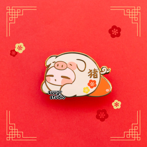 Chinese Zodiac Poyo Enamel Pin (Set of 12)