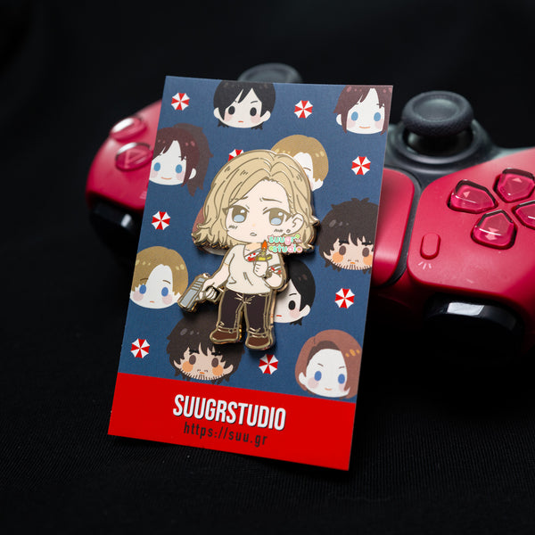 RE Grace Ashcroft (RE9 Requiem) Hard Enamel Pin
