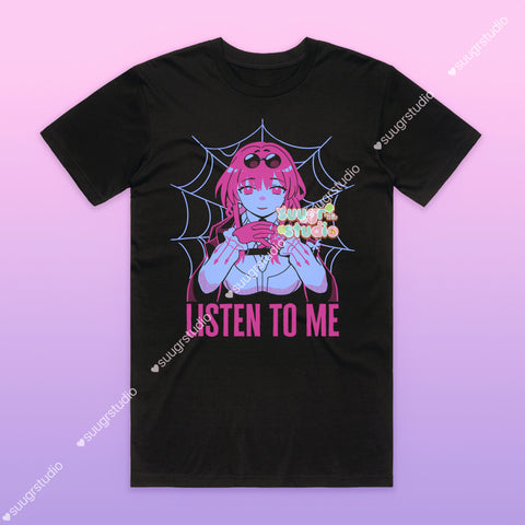 Honkai Star Rail Unisex T-Shirt - Kafka "LISTEN TO ME" HSR