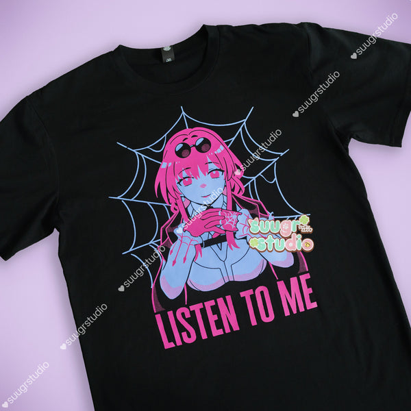 Honkai Star Rail Unisex T-Shirt - Kafka "LISTEN TO ME" HSR