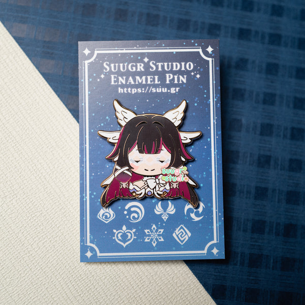 Genshin Impact Columbina Hyposelenia the Damselette Hard Enamel Pin