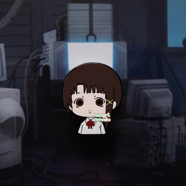 Lain Iwakura Enamel Pin from Serial Experiments Lain