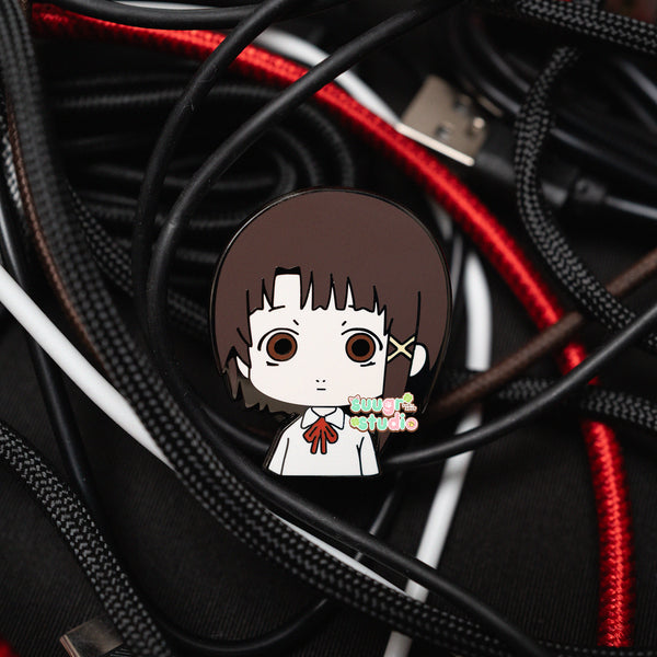 Lain Iwakura Enamel Pin from Serial Experiments Lain