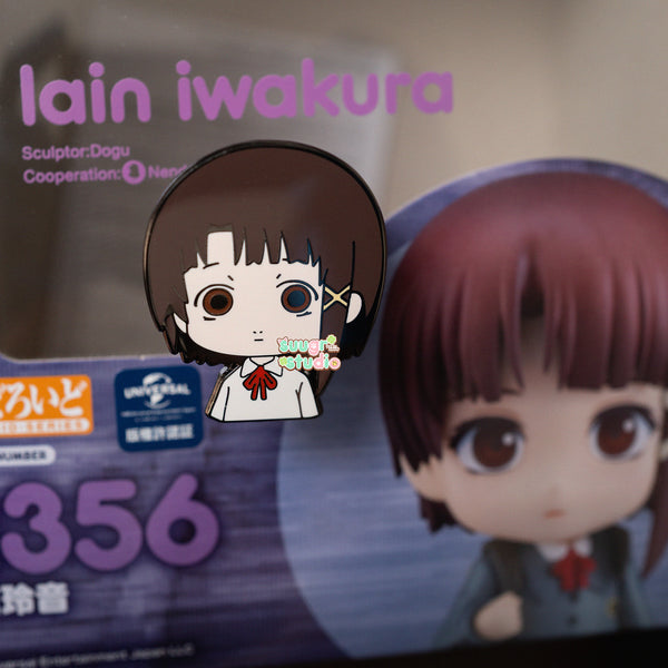 Lain Iwakura Enamel Pin from Serial Experiments Lain