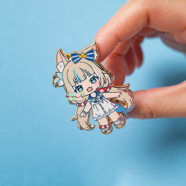 Vtuber Saba Sameko Enamel Pin