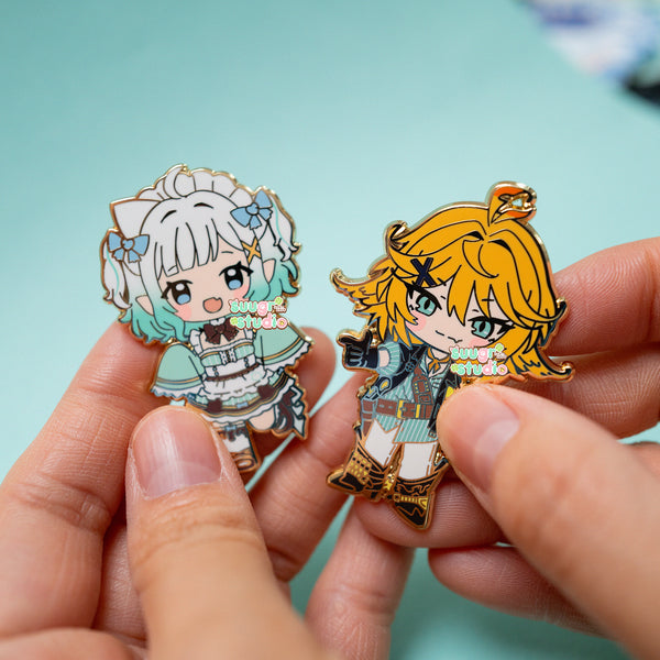 Vtuber Dokibird Enamel Pin