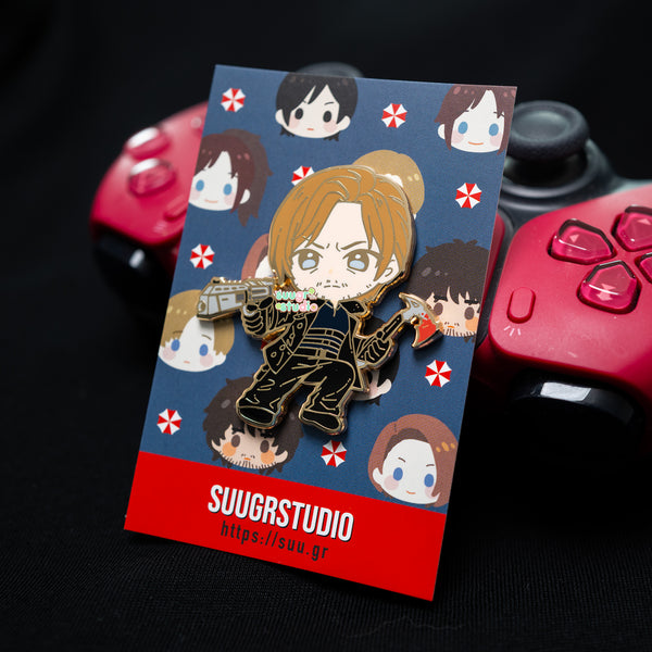 RE Leon Kennedy (RE9 Requiem) Hard Enamel Pin