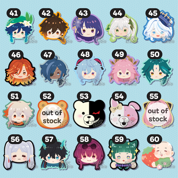 2" Mini Vinyl Stickers (Pick Any 3)