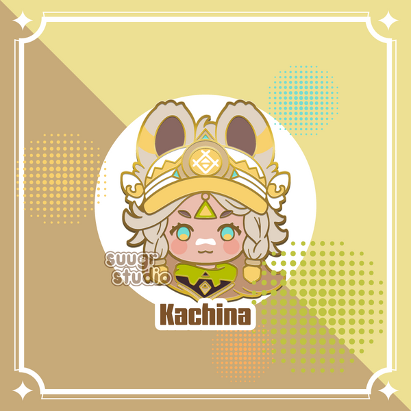 PREORDER - Genshin Impact Natlan Xilonen and Kachina Hard Enamel Pin