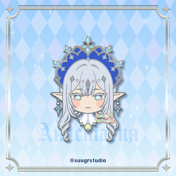 PREORDER - Genshin Impact Anastasya Feodorovna Snezhnaya Tsaritsa Hard Enamel Pin