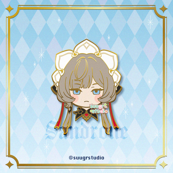 PREORDER - Genshin Impact Sandrone the Marionette Snezhnaya Hard Enamel Pin