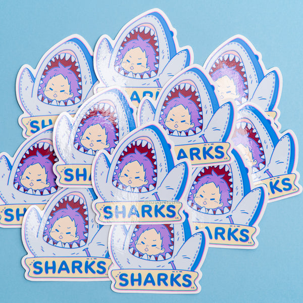 DRHDR "Heiwa Sharks" Ebisu Die Cut Vinyl Sticker