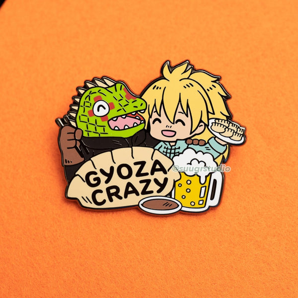 DRHDR "Gyoza Crazy" Caiman x Nikaido Hard Enamel Pin