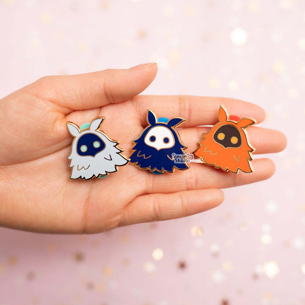 Genshin Impact Abyss Mage (Hydro, Cryo, Pyro, Electro) Hard Enamel Pin ...