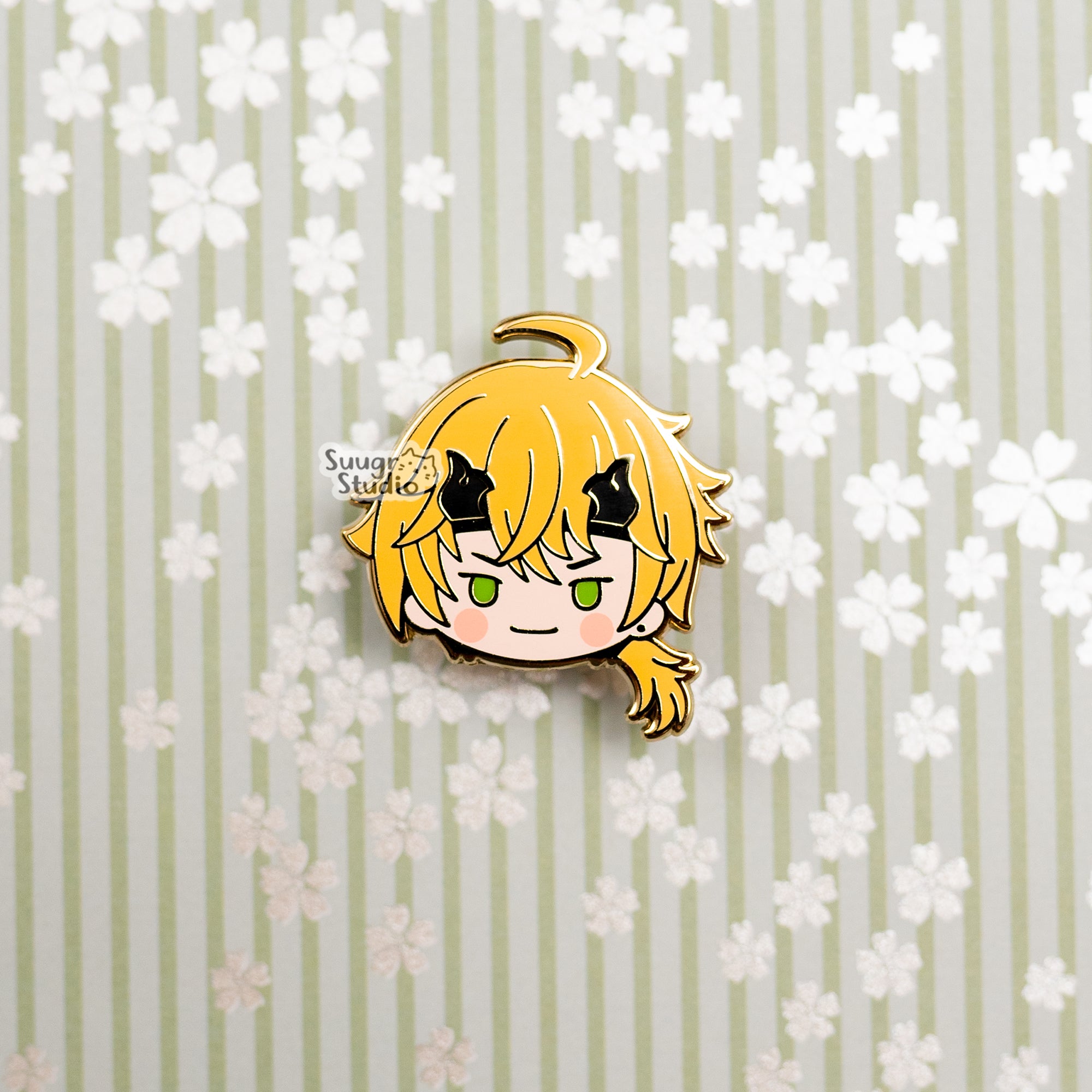 Genshin Impact Ayaka & Thoma/Tohma Hard Enamel Pin