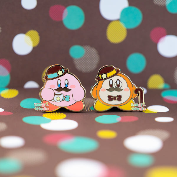 Poyo and Dee "The Gents" Hard Enamel Pin