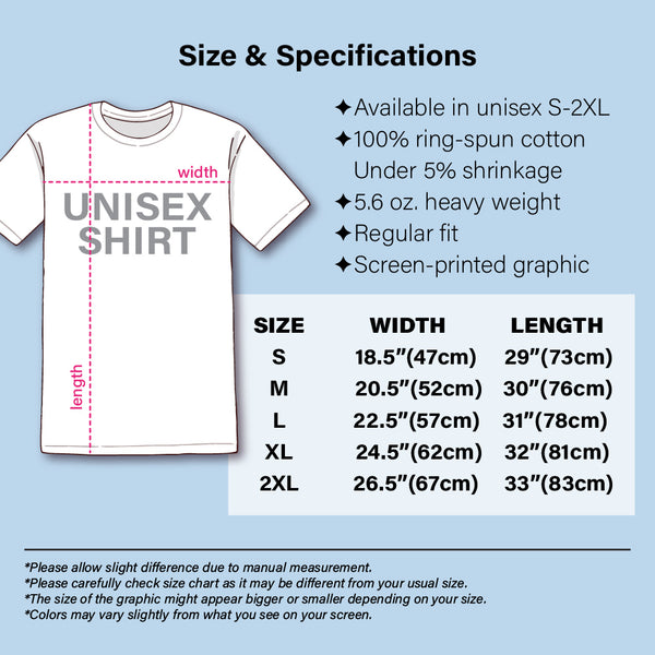 Genshin Impact Unisex T-Shirt - Ganyu (Dusty Blue)